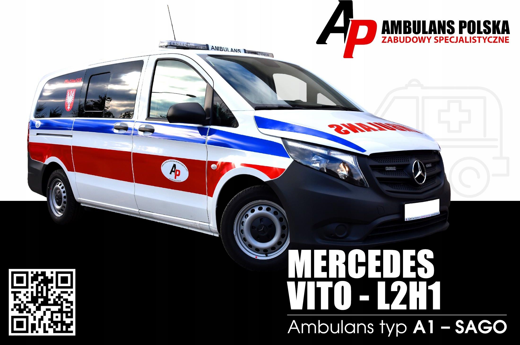 Karetka, Ambulans transportowy VITO typ A1 – SAGO